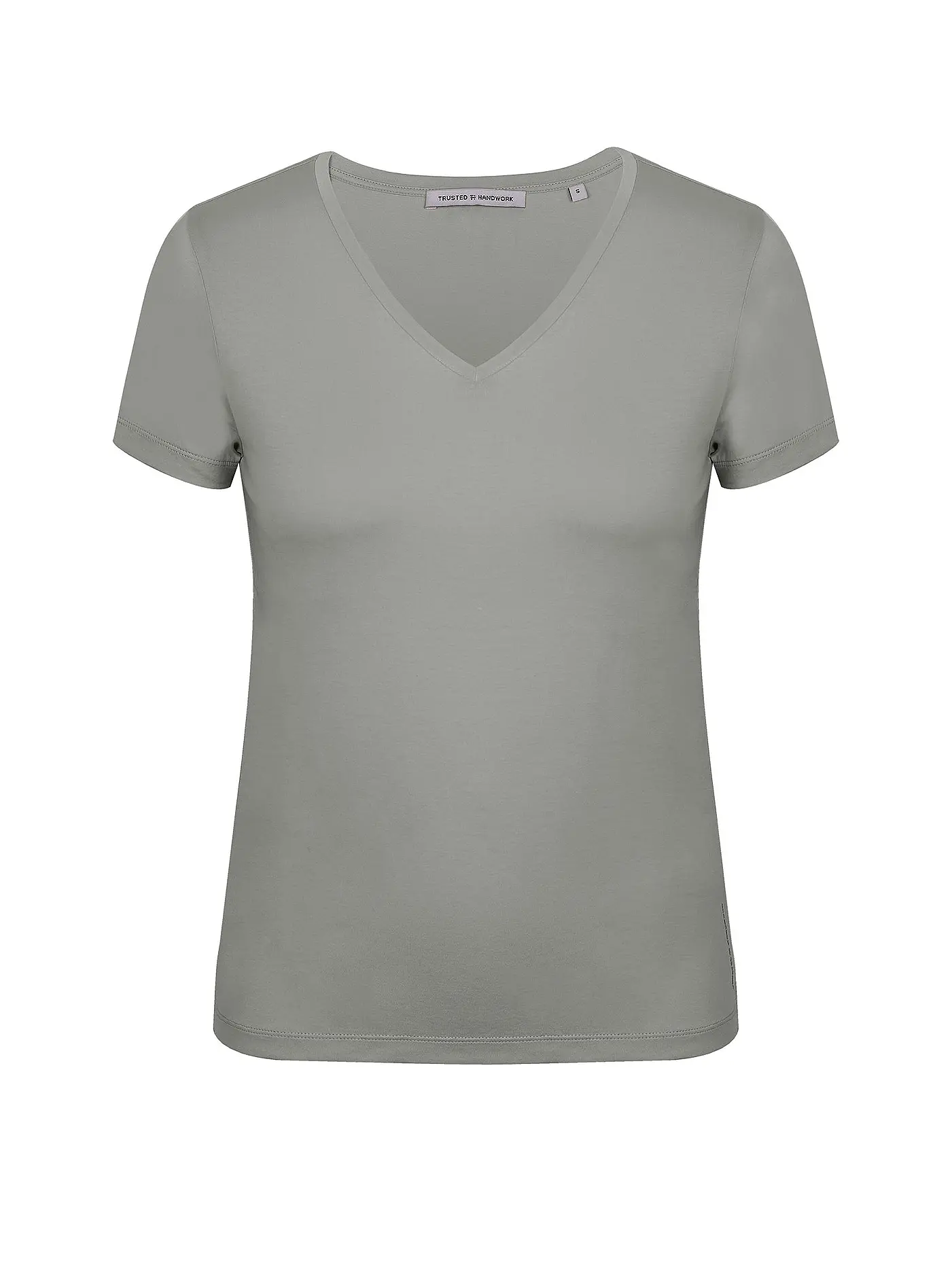 TRUSTED HANDWORK | T-Shirt TOULOUSE | dunkelgrün